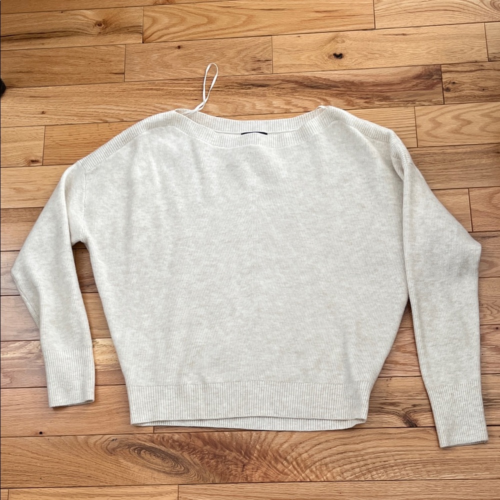 RW&CO. Cream Crew Neck Sweater
